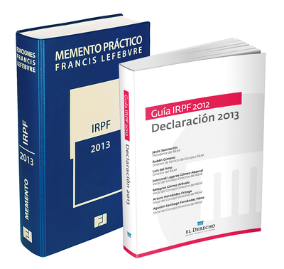 Pack Memento IRPF 2013 + Guia IRPF 2012. Declaración 2013