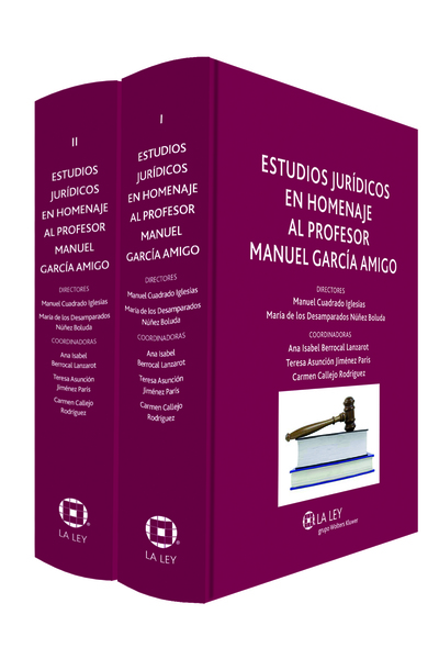 Estudios jurídicos en homenaje al profesor Manuel García Amigo