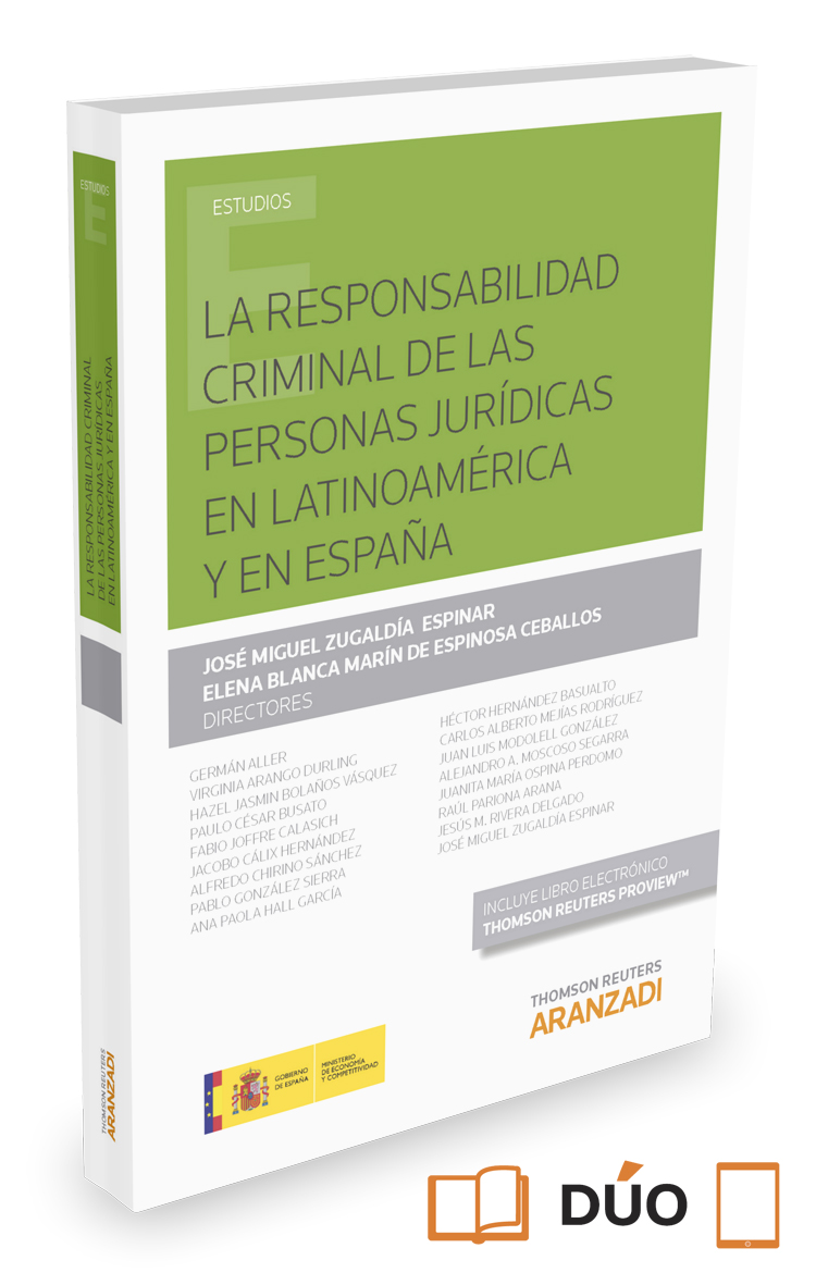 RESPONSABILIDAD CRIMINAL DE PERSONAS JURIDICAS LATINOAMERICA Y ESPAÚA
