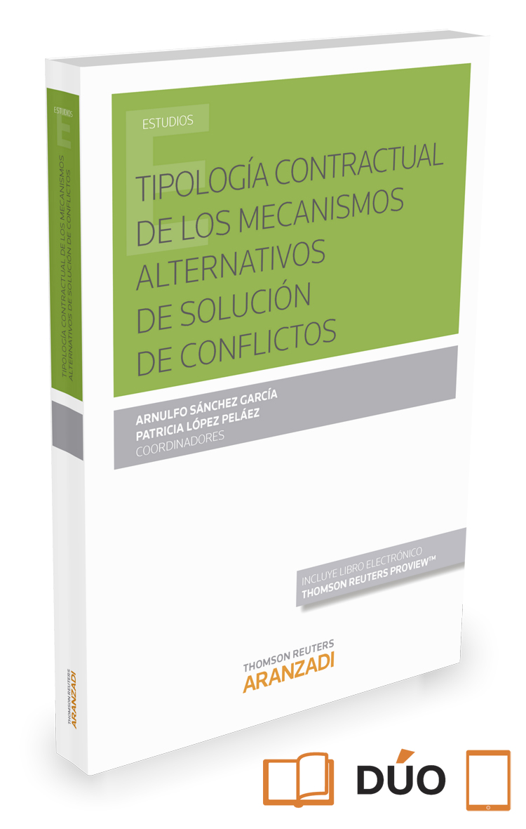 TIPOLOGIA CONTRACTUAL DE MECANISMOS ALTERNATIVOS SOLUCION CONFLICTOS