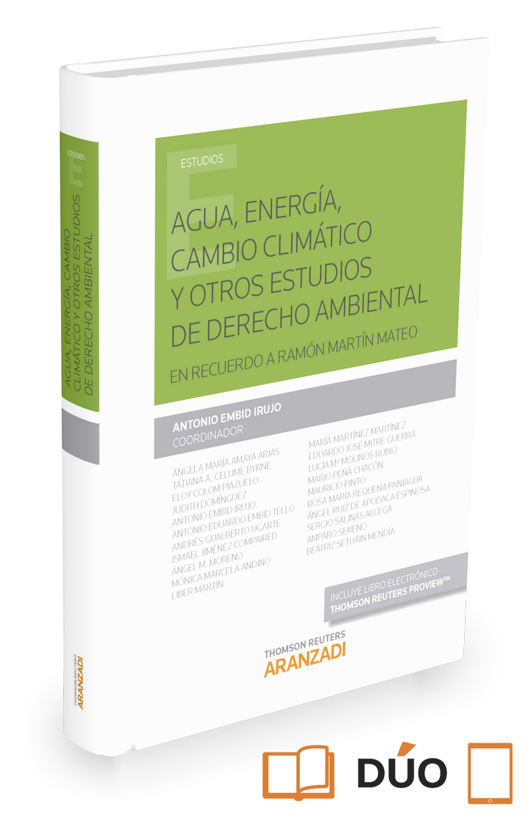 AGUA ENERGIA CAMBIO CLIMATICO Y OTROS ESTUDIOS DE DERECHO AMBIENTAL