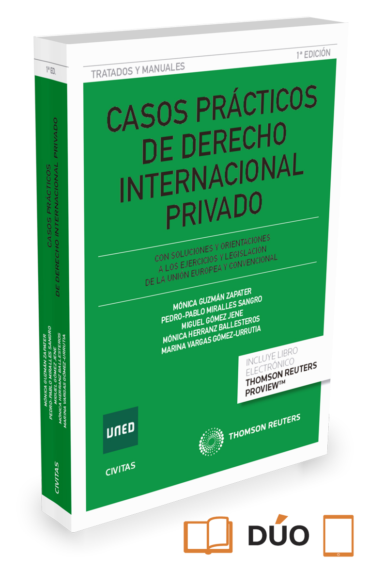 CASOS PRACTICOS DE DERECHO INTERNACIONAL PRIVADO 1ED (DUO)