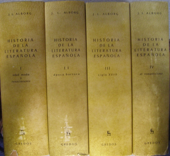 HISTORIA DE LA LITERATURA ESPAÑOLA (Cuatro volúmenes)