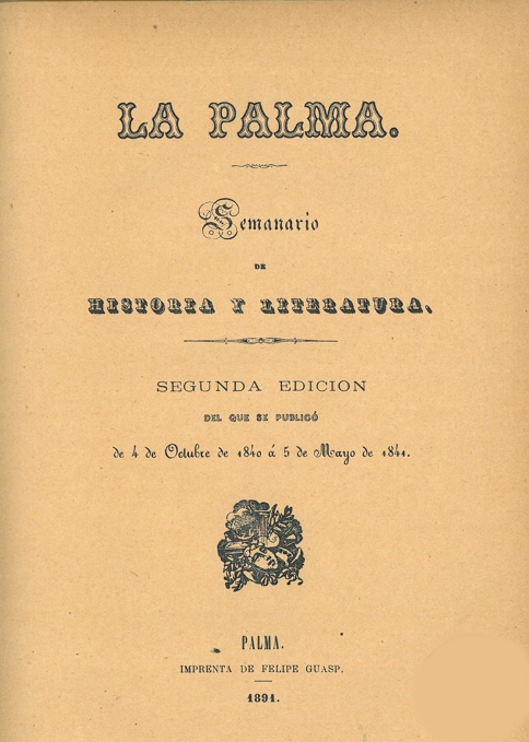 LA PALMA. SEMANARIO DE HISTORIA Y LITERATURA