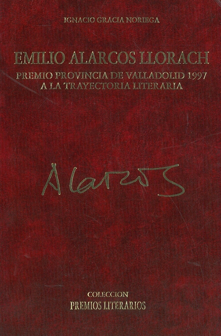 EMILIO ALARCOS LLORACH. PREMIO PROVINCIA DE VALLADOLID 1997 A LA TRAYECTORIA LITERARIA