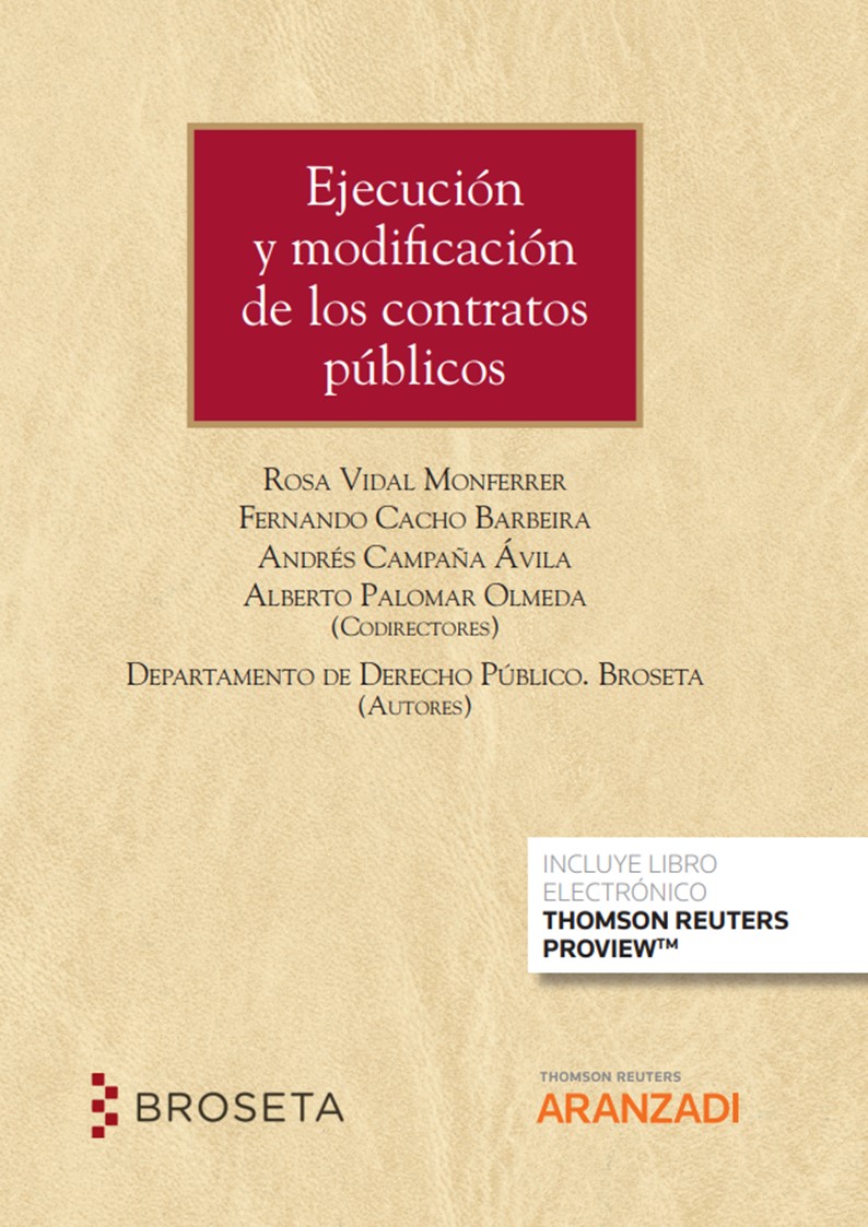 EJECUCION Y MODIFICACION DE LOS CONTRATOS PUBLICOS