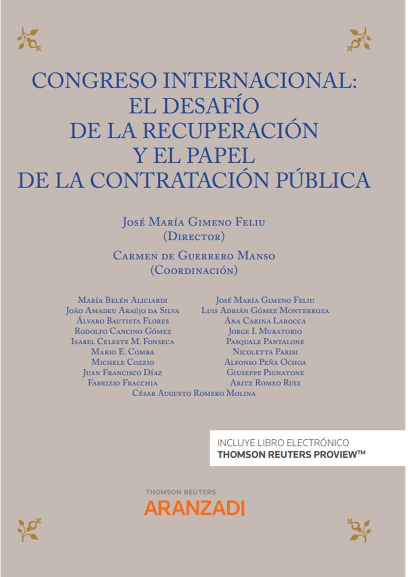 Congreso internacional: el desafío de la recuperación y el papel de la contratación pública (Papel + e-book) (9788411248327)