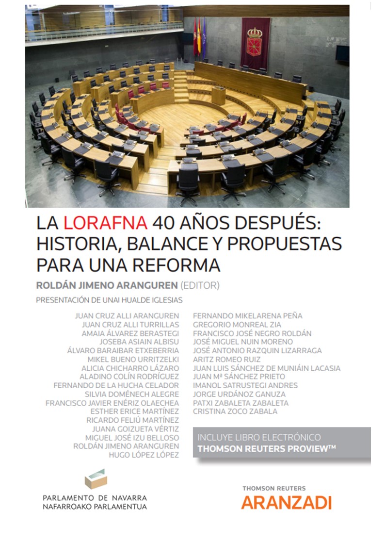 La LORAFNA 40 años después: historia, balance y propuestas para una reforma Express (Papel + e-book)