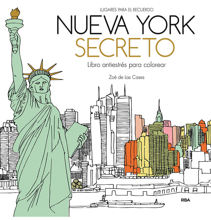 Nueva York secreto. Libro antiestrés para colorear (9788411323109)