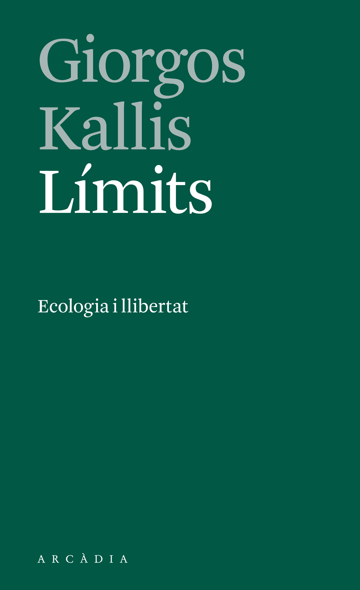 Límits   «Ecologia i llibertat» (9788412273533)