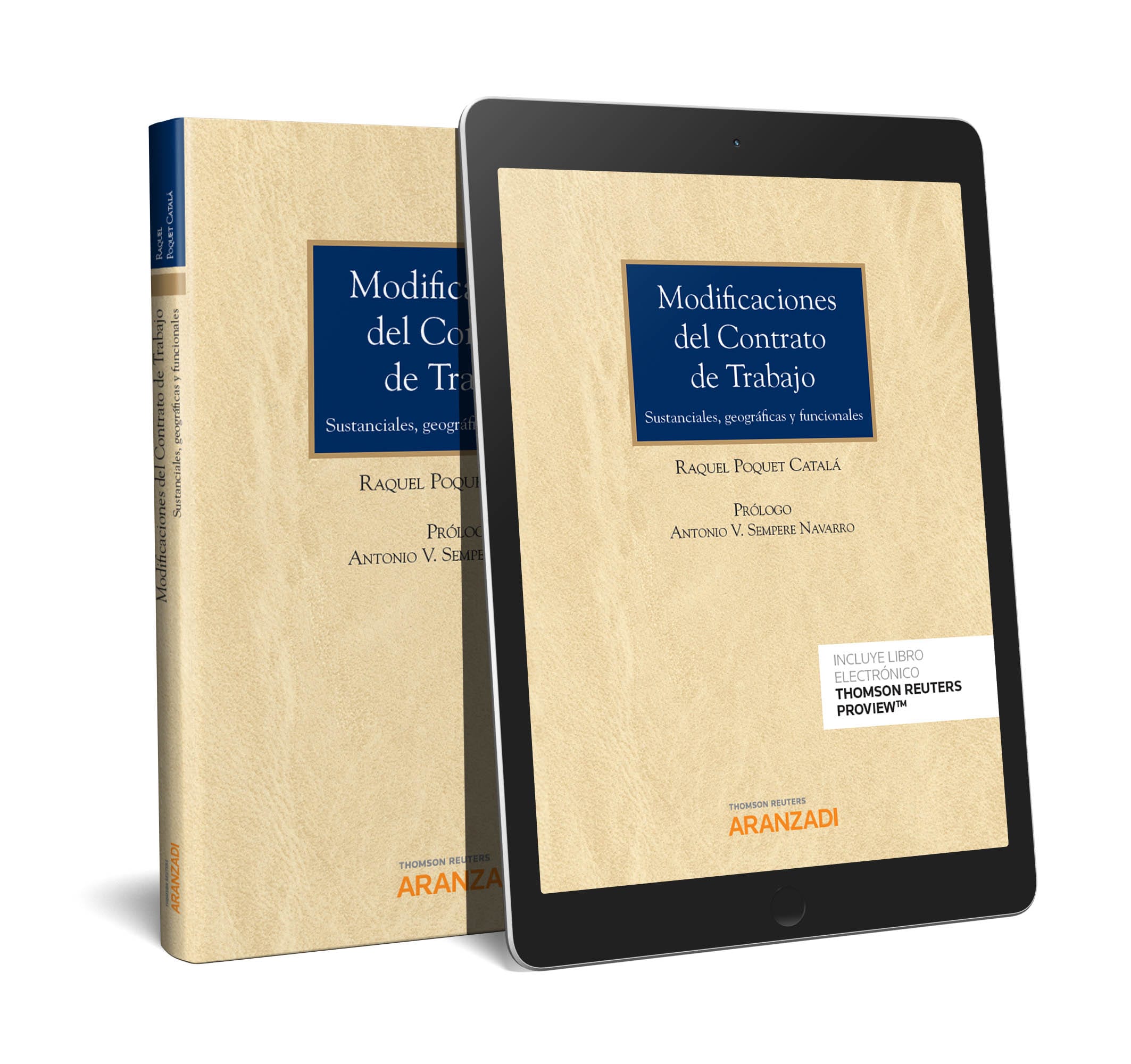 Modificaciones del contrato de trabajo (Papel + e-book)   «Sustanciales, geográficas y funcionales»