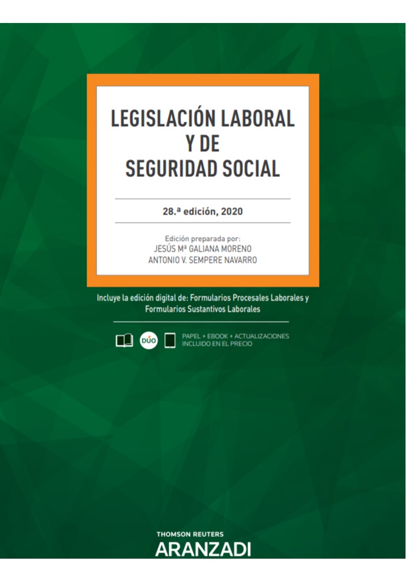 Legislación Laboral y de Seguridad Social (Papel + e-book) (9788413089539)