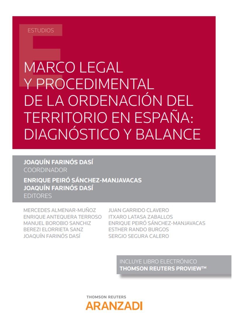 MARCO LEGAL Y PROCEDIMENTAL DE LA ORDENACION DEL TERRITORIO EN ESPAÑA