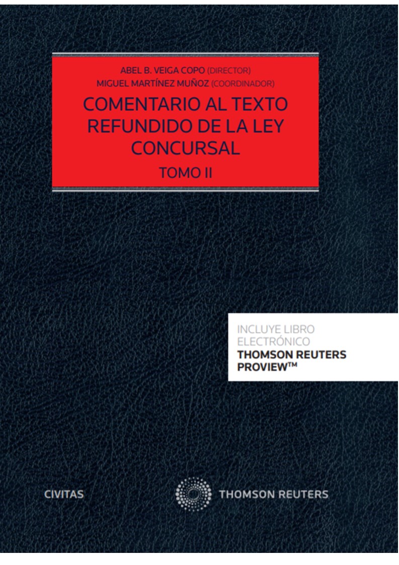 Comentario al Texto Refundido de la Ley Concursal (2 Tomos) (Papel + e-book) (9788413464329)