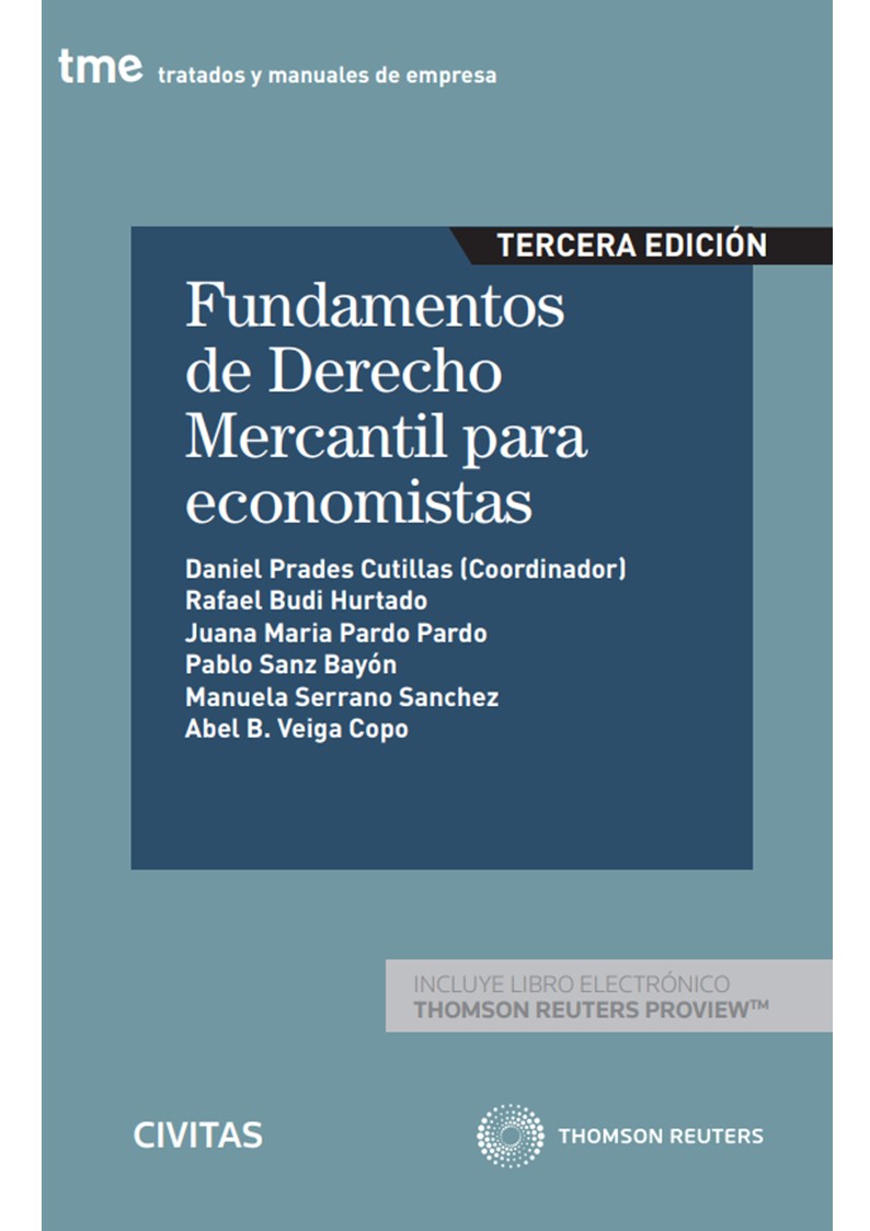 FUNDAMENTOS DE DERECHO MERCANTIL PARA ECONOMISTAS (3EDICION)