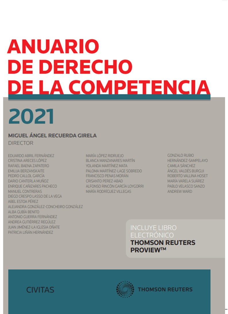 ANUARIO DE DERECHO DE LA COMPETENCIA (2021)
