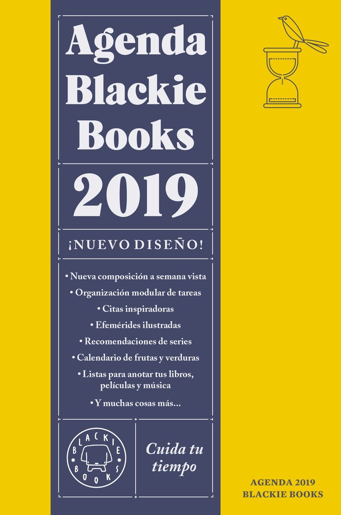 Agenda Blackie Books 2019   «Cuida tu tiempo»