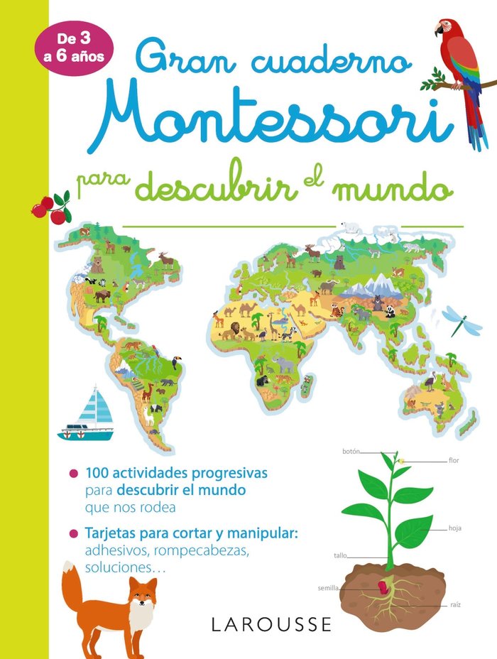 0Gran cuaderno Montessori para descubrir el mundo