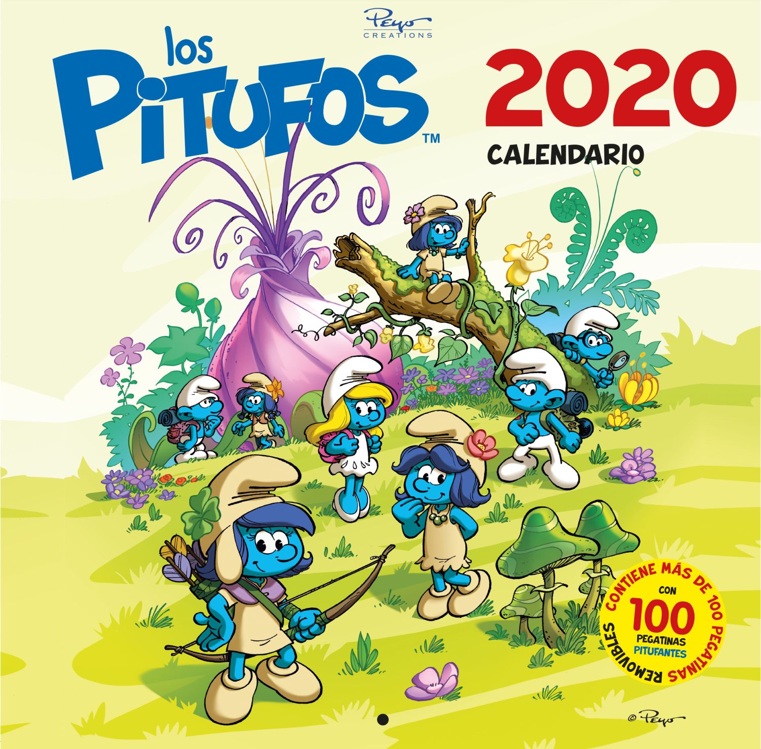 Calendario los Pitufos 2020 (9788417760519)