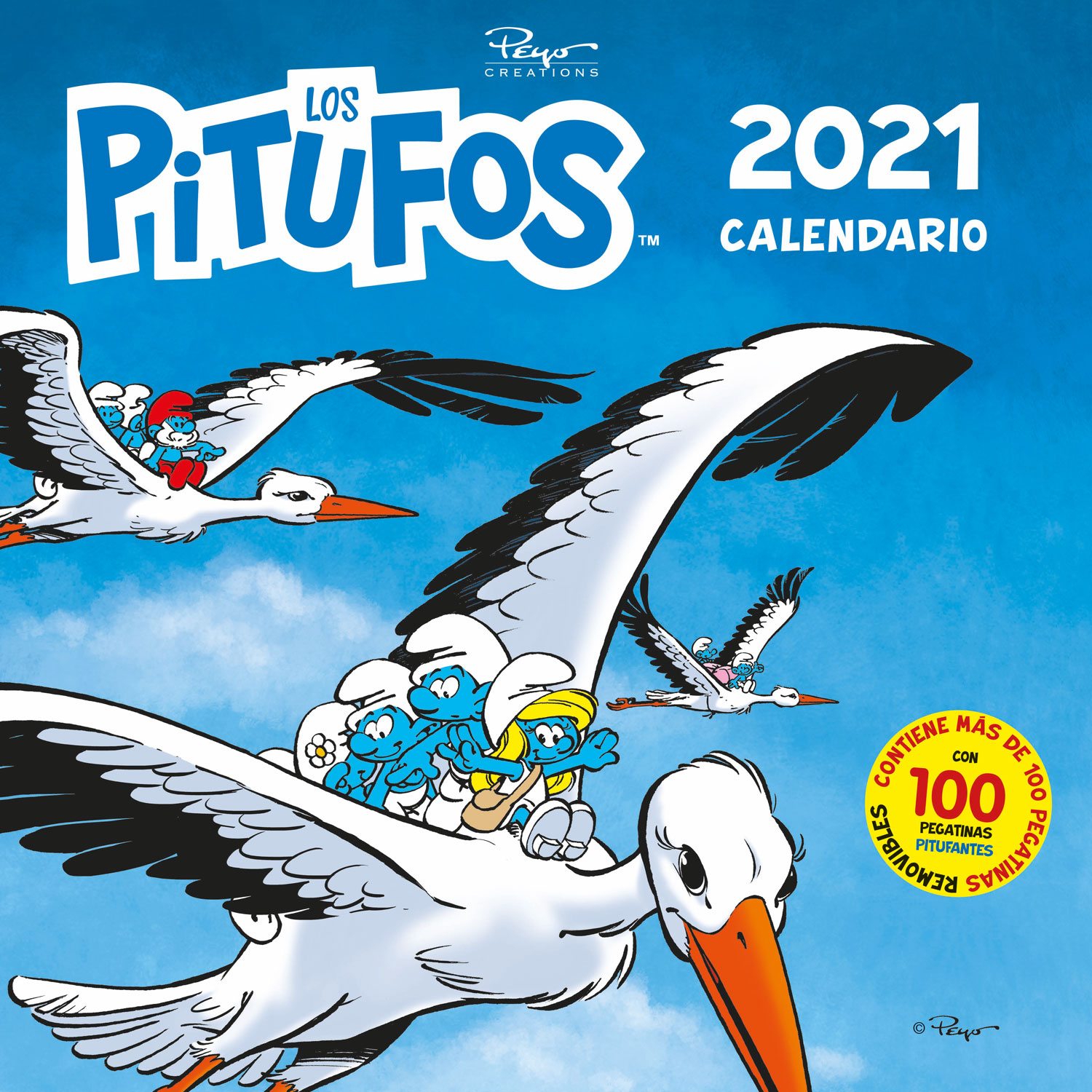 Calendario los Pitufos 2021 (9788417760854)