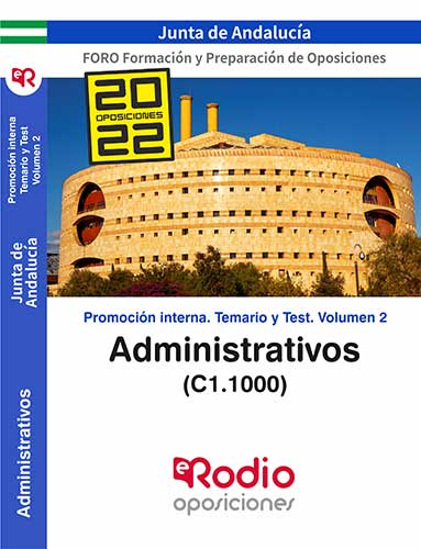 Administrativos Promoción interna (C1.1000) Junta de Andalucía. Temario y Test. Volumen 2 (9788418794636)