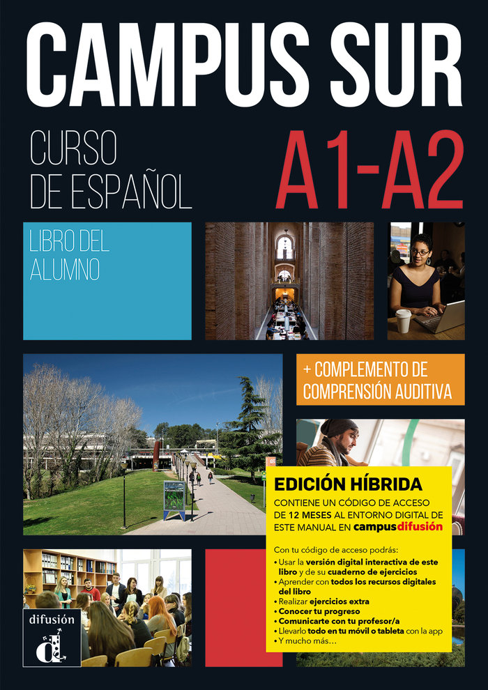Campus Sur A1-A2 Ed. híbrida L. del alumno (9788419236364)