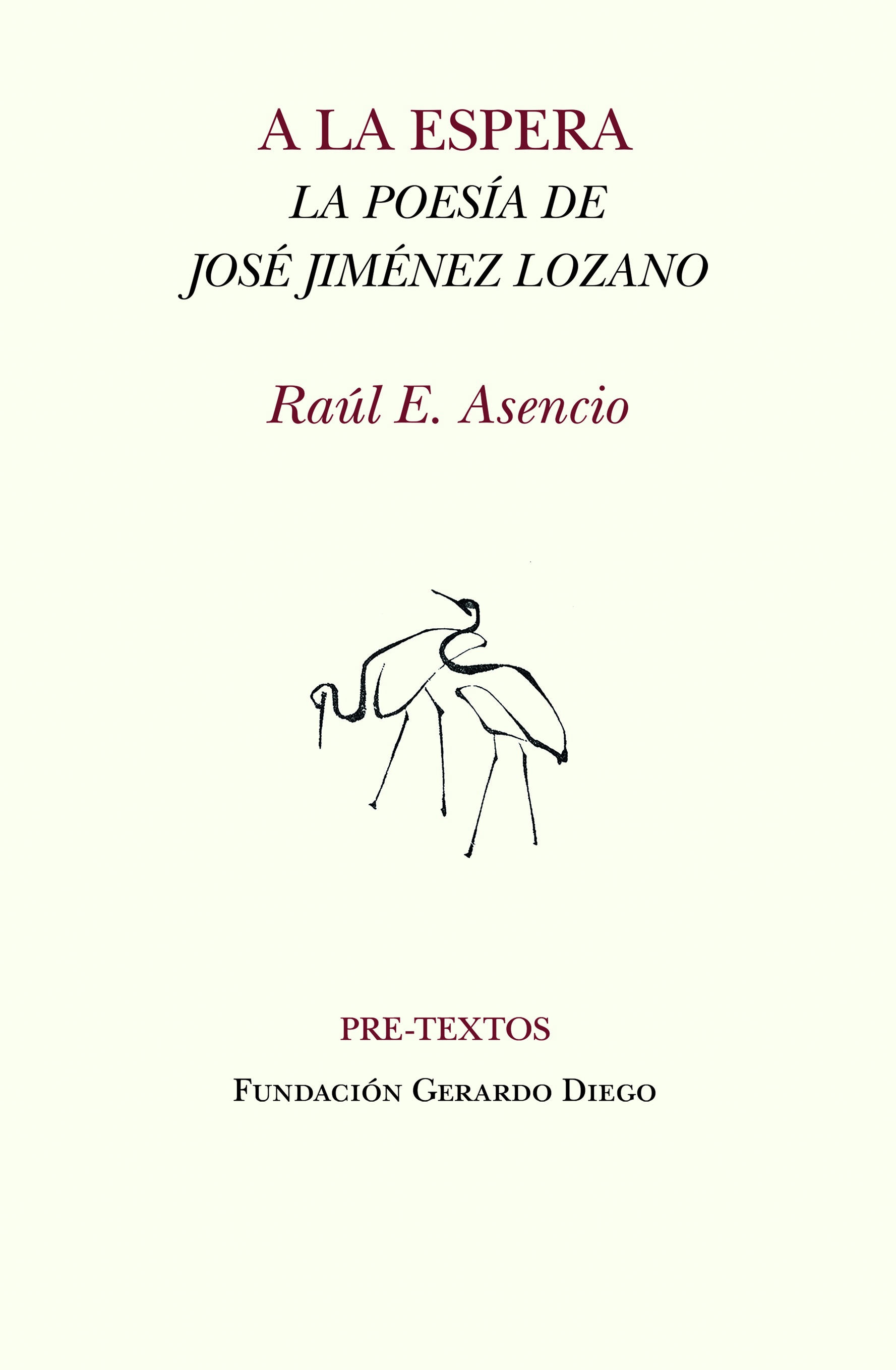 A la espera   «La poesía de José Jiménez Lozano» (9788419633019)