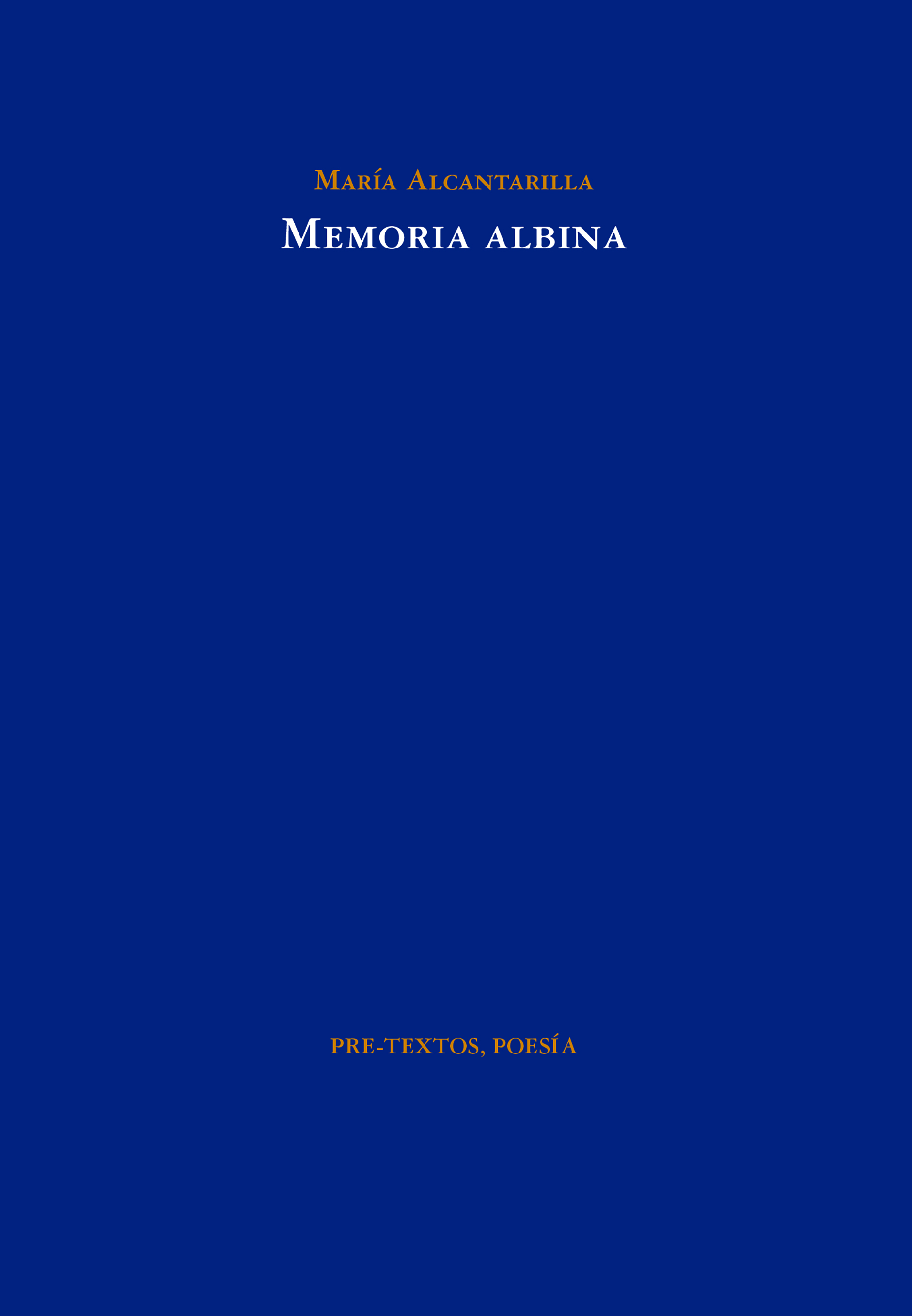 Memoria albina (9788419633057)