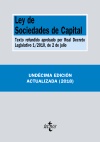 Ley de Sociedades de Capital   «Texto refundido aprobado por Real Decreto Legislativo 1/2010, de 2 de julio» (9788430974993)