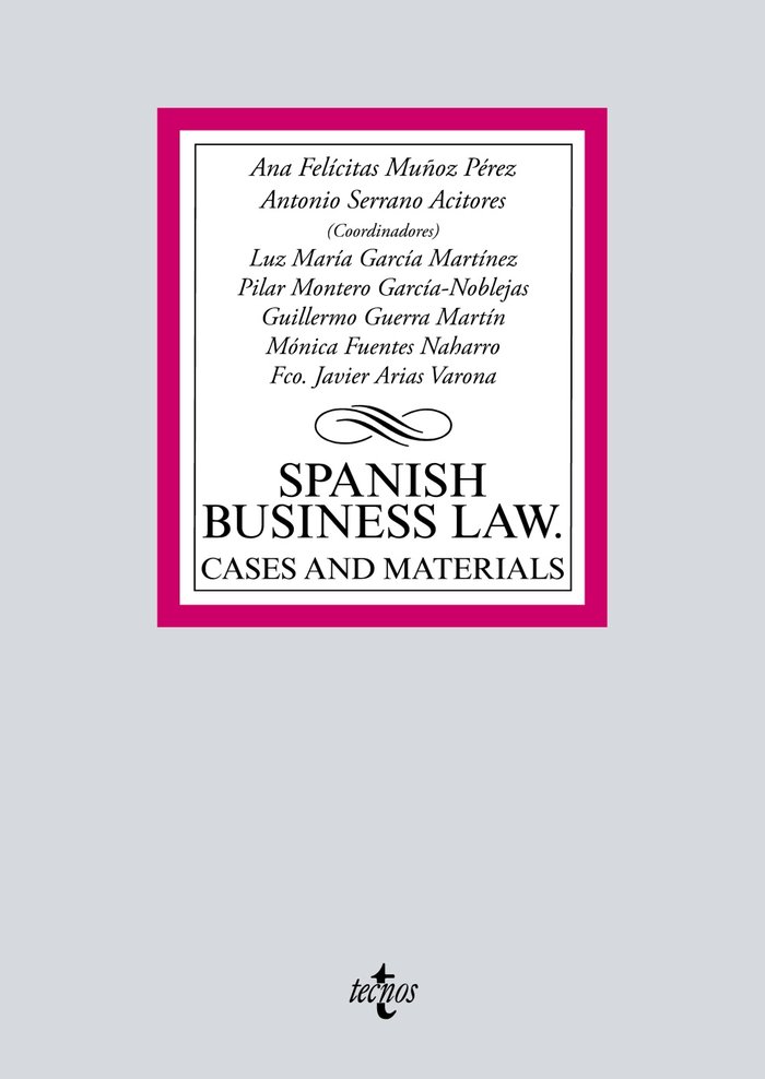 6Spanish Business Law: case and materials