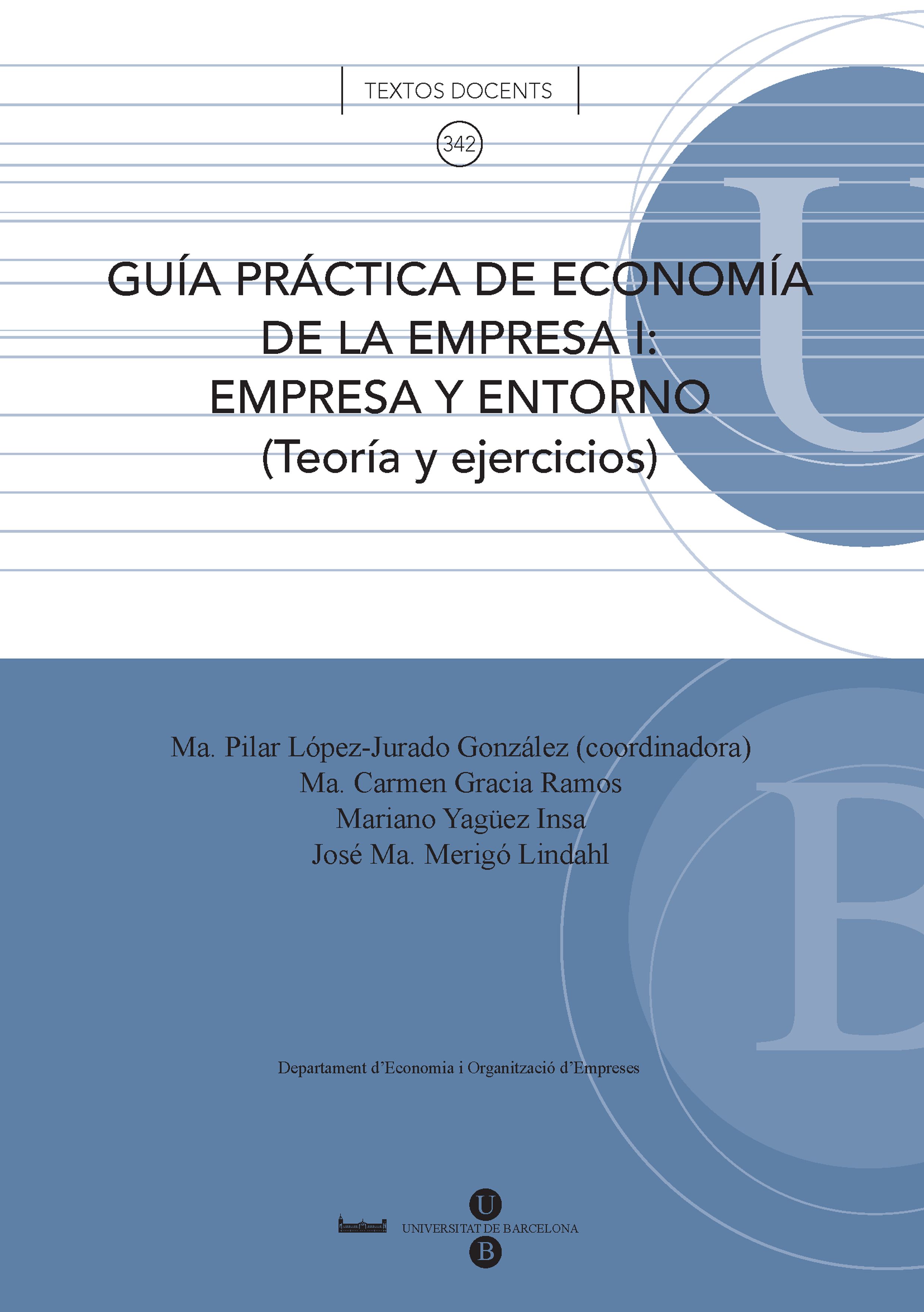 Guía práctica de economía de la empresa I: empresa y entorno (Teoria y ejercicios) (9788447533213)