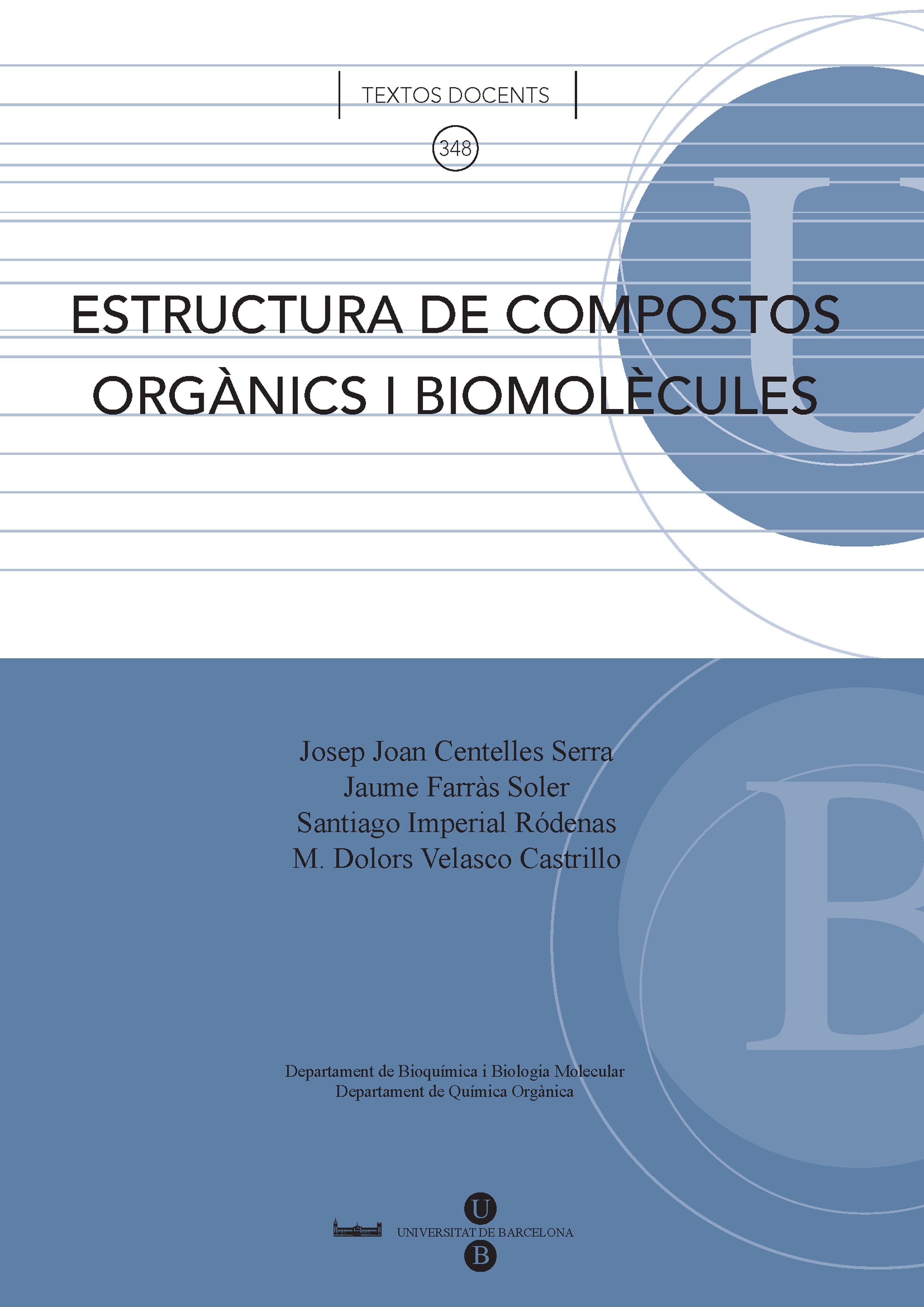 Estructura de compostos orgànics i biomolècules (9788447534272)