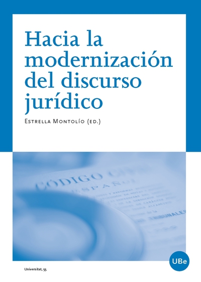 HACIA LA MODERNIZACION DEL DISCURSO JURIDICO (9788447536092)