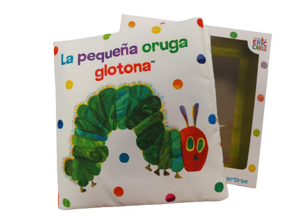 La pequeña oruga glotona. Libro de tela para abrazar   «Un libro de tela sensorial. Para leer, jugar, morder y divertirse»