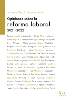 Opiniones sobre la reforma laboral 2021-2022 (9788483677544)