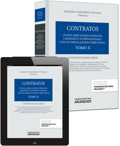 Tomo X. Contratos bancarios (Papel + e-book) (9788490593721)
