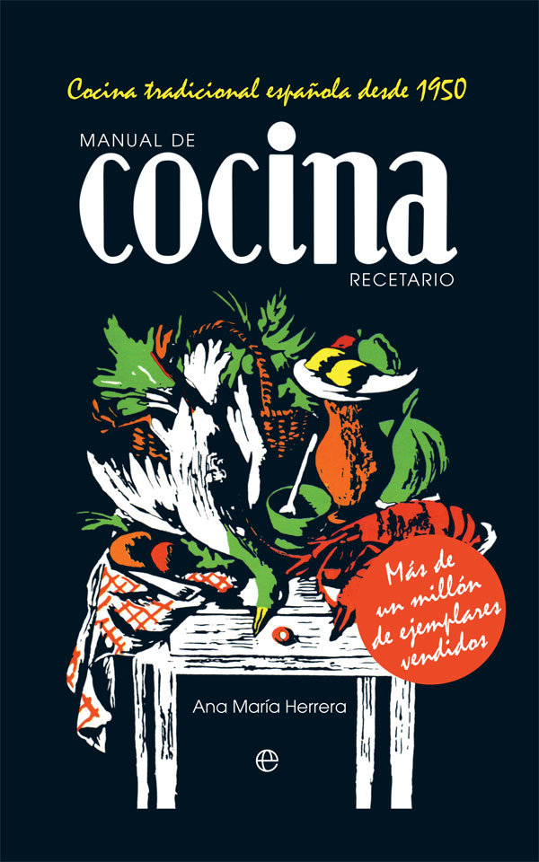 Manual de cocina. Recetario   «Cocina tradicional española desde 1950»