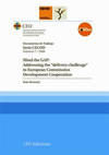 Mind the GAP: Addressing the “delivery challenge” in European Commission Development Cooperation (9788492456529)