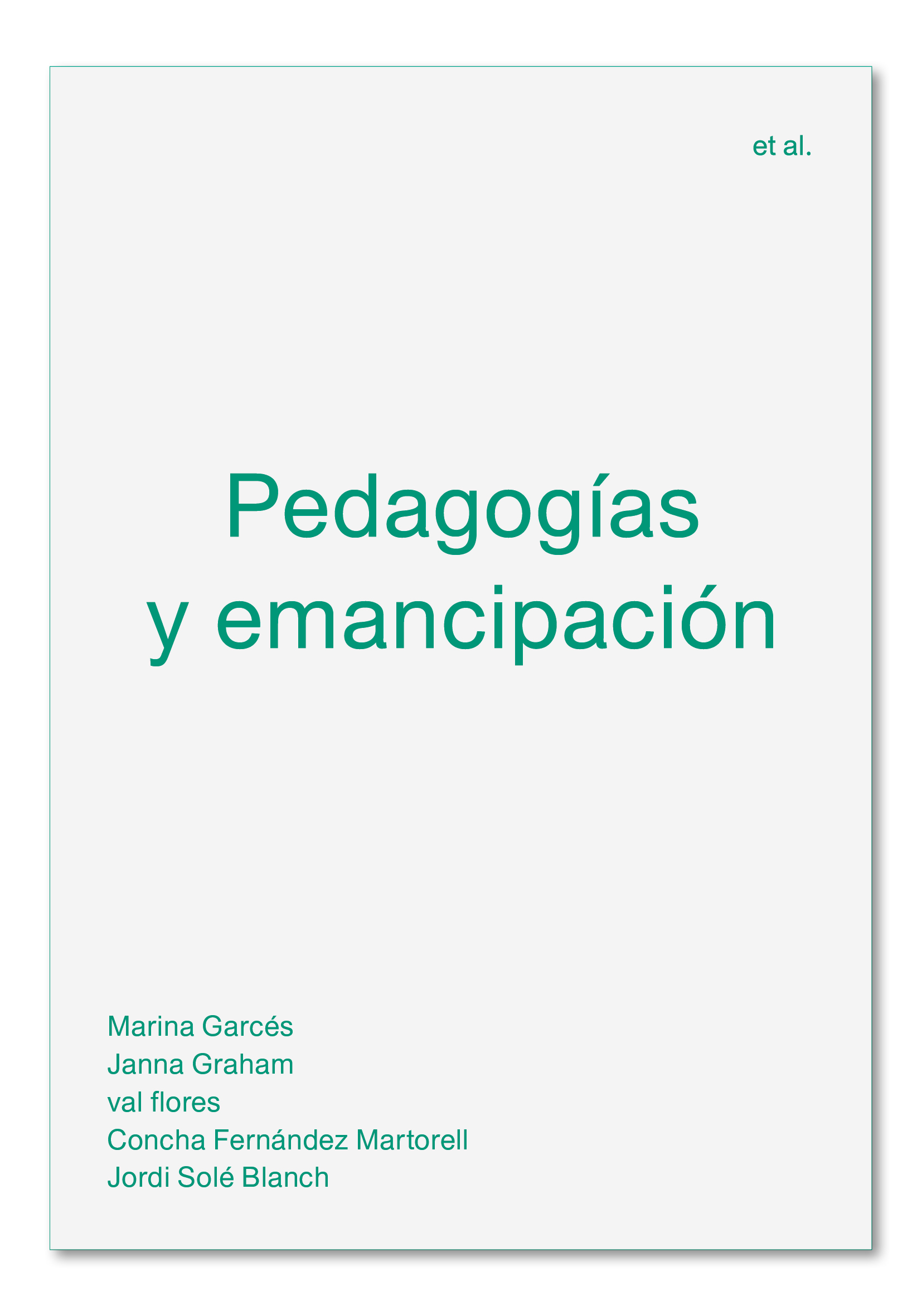 Pedagogías y emancipación (9788494992476)