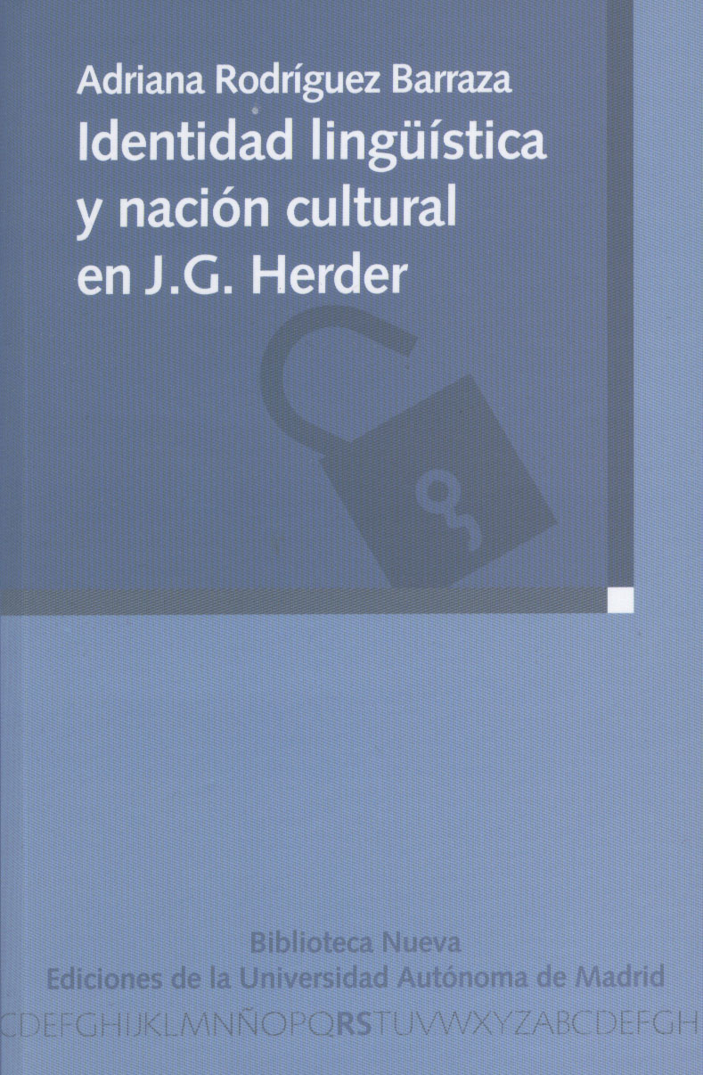 Identidad linguística y nación cultural en J. G. Herder (9788497428644)