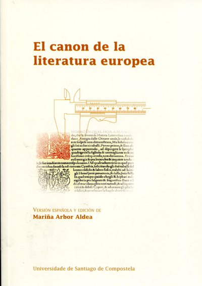El canon de la literatura europea (9788498878714)