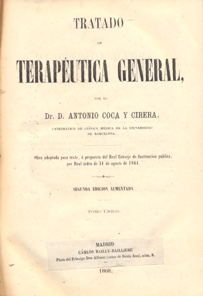 TRATADO DE TERAPÉUTICA GENERAL (GAL12908183)