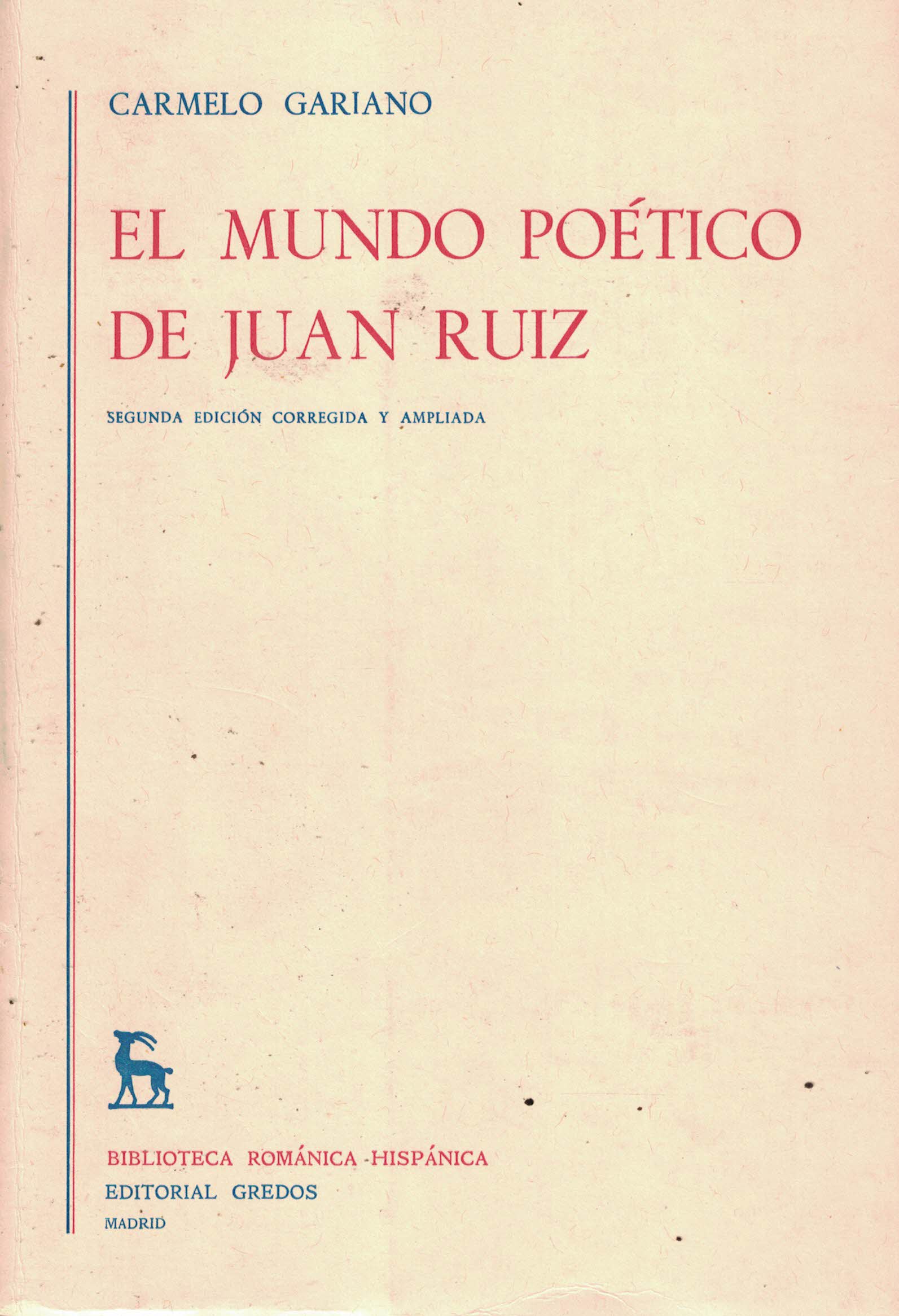 El mundo poético de Juan Ruiz